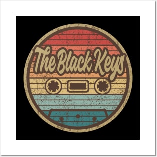 the black keys cassette retro circle Posters and Art